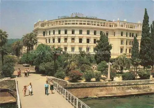 AK / Ansichtskarte Suchumi Sochumi Georgia Hotel Abhasiya