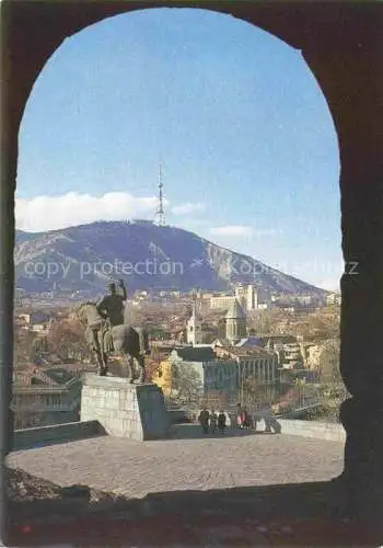 AK / Ansichtskarte Tbilisi Tiflis Georgia Denkmal Wahtan Horhasalu