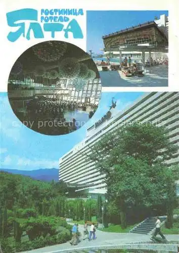 AK / Ansichtskarte Yalta Jalta Krim Crimea Hotel Yalta