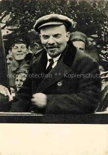 AK / Ansichtskarte LENIN Wladimir Iljitsch Politik Politics Politique Moskau 1 Mai 