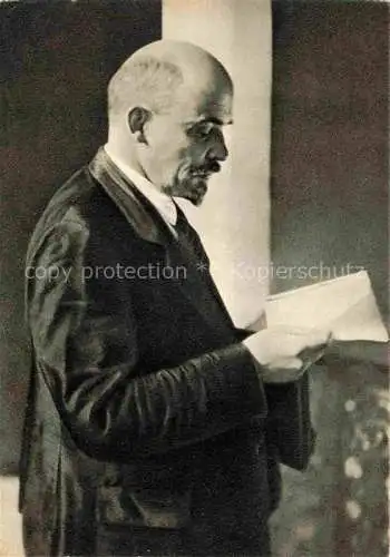 AK / Ansichtskarte LENIN Wladimir Iljitsch Politik Politics Politique Moskau Memel Kongress Komintern