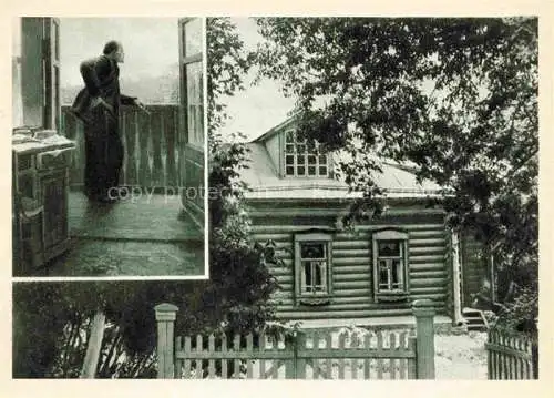 AK / Ansichtskarte LENIN Wladimir Iljitsch Politik Politics Politique Podolsk Haus Krdrowoj