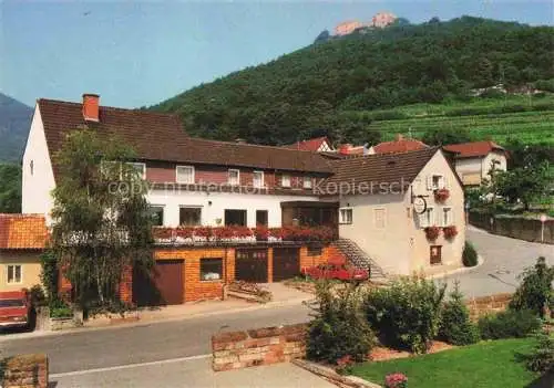 AK / Ansichtskarte Hambach  Neustadt Weinstrasse Gasthaus Zum Jaegerstuebchen mit Hambacher Schloss
