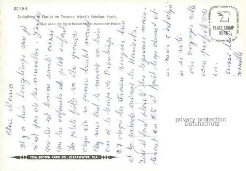 AK / Ansichtskarte Treasure Island Florida USA Beach