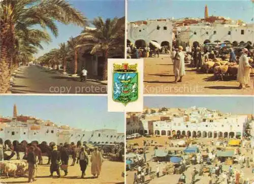 AK / Ansichtskarte Ghardaia Algeria Strasse Markt Details