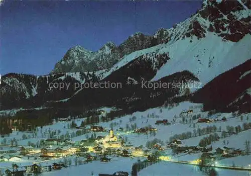 AK / Ansichtskarte Ramsau Dachstein Steiermark AT bei Nacht