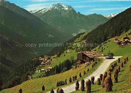 AK / Ansichtskarte Brandberg 1092m Zillertal Tirol AT mit Gruenberg Panorama