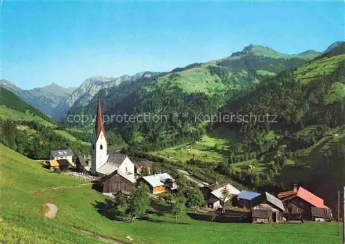 AK / Ansichtskarte Sonntag Buchboden im Grossen Walsertal mit Kirche