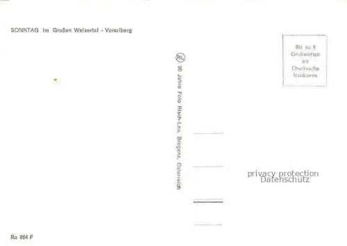 AK / Ansichtskarte Sonntag Buchboden im Grossen Walsertal mit Kirche