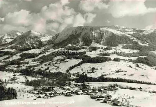 AK / Ansichtskarte Grossdorf Egg Bregenzerwald Vorarlberg AT Fliegeraufnahme