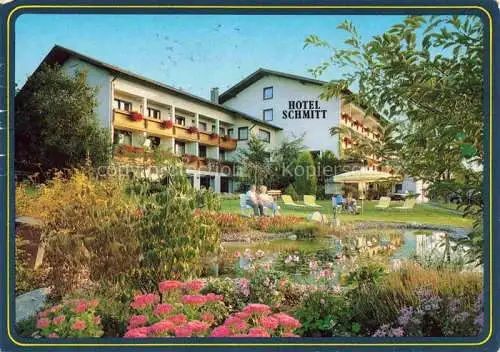 AK / Ansichtskarte Moenchberg  Spessart Hotel Pension Restaurant Schmitt
