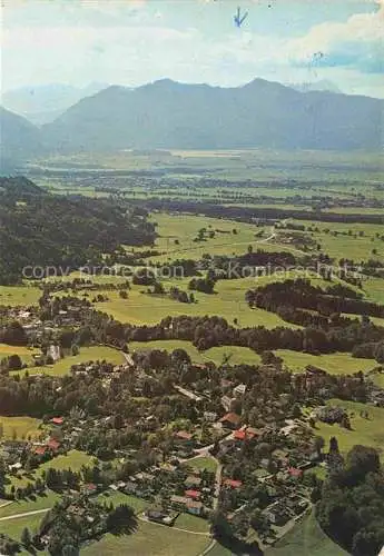 AK / Ansichtskarte Bad Heilbrunn Fliegeraufnahme