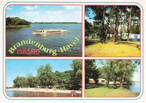 AK / Ansichtskarte BRANDENBURG  HAVEL Fahrgastschiff Plauer See Campingplatz Breitlingsee Badestelle an der Malge Campingplatz Insel Kiehnwerder