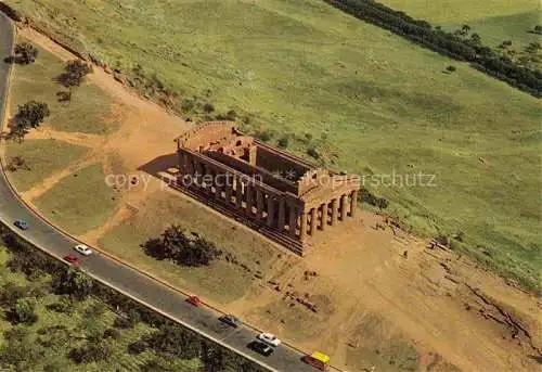 AK / Ansichtskarte Agrigento Sicilia IT Tempio della Concodia veduta aerea
