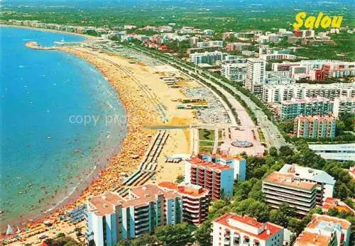 AK / Ansichtskarte Salou Tarragona Costa Dorada ES Kuestenpanorama Strand Hotels