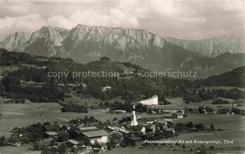 AK / Ansichtskarte Erl Tirol mit Kaisergebirge