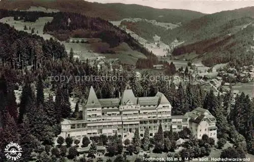 AK / Ansichtskarte Todtmoos Hotel Fliegeraufnahme