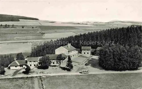 AK / Ansichtskarte Usseln Ev Freizeitheim Hamm Fliegeraufnahme