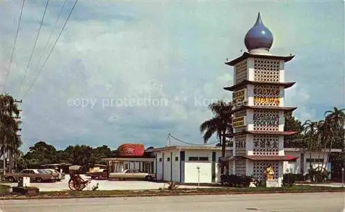 AK / Ansichtskarte Sarasota Florida USA Golden Buddha Restaurant