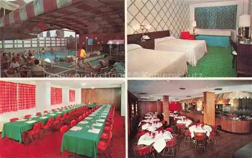 AK / Ansichtskarte NEW YORK City USA Lincoln Square Motor Inn Cocktail Lounge Restaurant