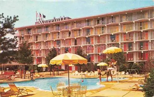AK / Ansichtskarte PHILADELPHIA  Pennsylvania USA Marriott Motor Hotel Pool