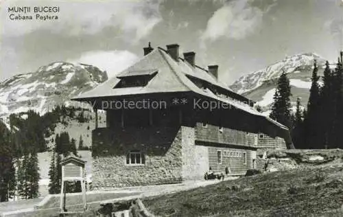 AK / Ansichtskarte Muntii Bucegi Brasov Brasso Kronstadt RO Cabana Pestera