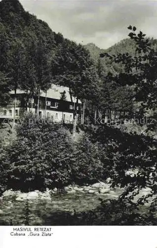 AK / Ansichtskarte Masivul Postavarul Romania Cabana Gura Ziata