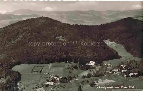 AK / Ansichtskarte Schweigmatt Schopfheim BW Fliegeraufnahme