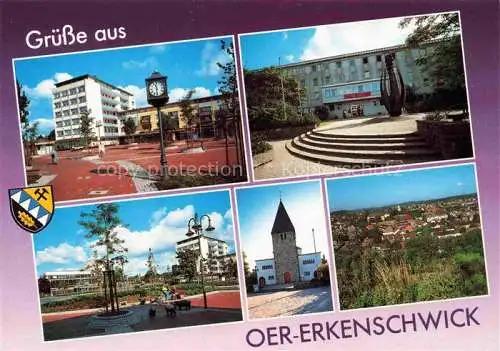 AK / Ansichtskarte Oer-Erkenschwick Orts und Teilansichten Kirche Panorama