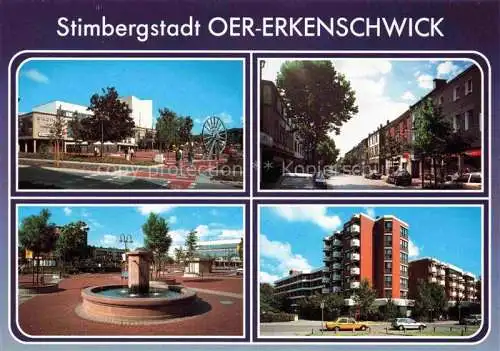 AK / Ansichtskarte Oer-Erkenschwick Stadtplatz Brunnen Teilansichten