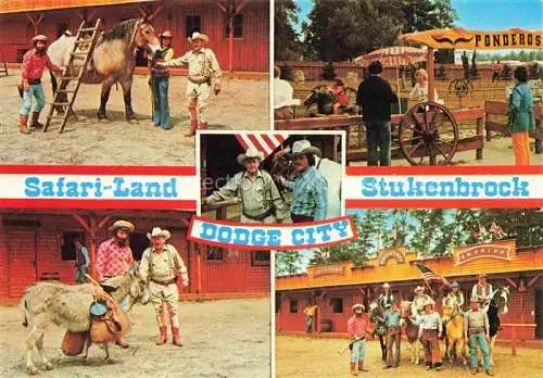 AK / Ansichtskarte Stukenbrock Schloss Holte-Stukenbrock Safari Land Dodge City Teilansichten