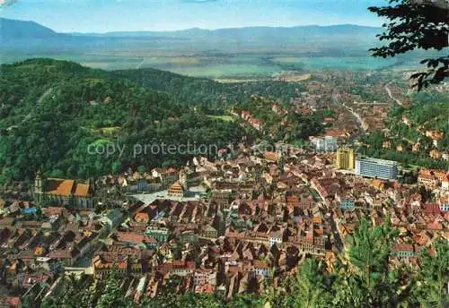 AK / Ansichtskarte Brasov Brasso Kronstadt RO Fliegeraufnahme