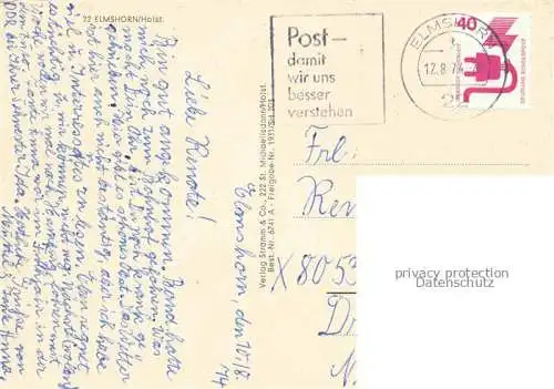 AK / Ansichtskarte ELMSHORN Pinneberg Schleswig-Holstein Fliegeraufnahme