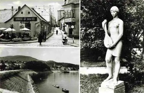 AK / Ansichtskarte Szentendre HU Ortsansicht Panorma Park Statue