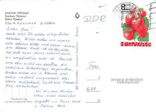 AK / Ansichtskarte Slatni Pjasazi BG Fliegeraufnahme