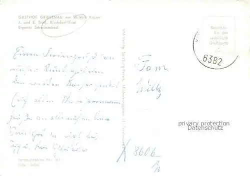 AK / Ansichtskarte Kirchdorf Wilder Kaiser Tirol AT Gasthaus Griesenau