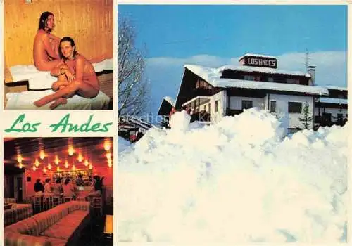 AK / Ansichtskarte Castello di Fiemme Trient IT Hotel Los Andes Sauna Bar