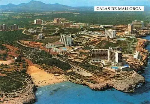 AK / Ansichtskarte Calas de Mallorca ES Hotels Fliegeraufnahme