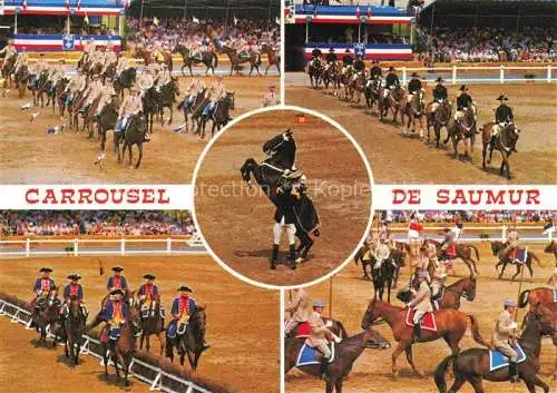 AK / Ansichtskarte Saumur_49_Maine et Loire Carrousel de Saumur Vue partielle 