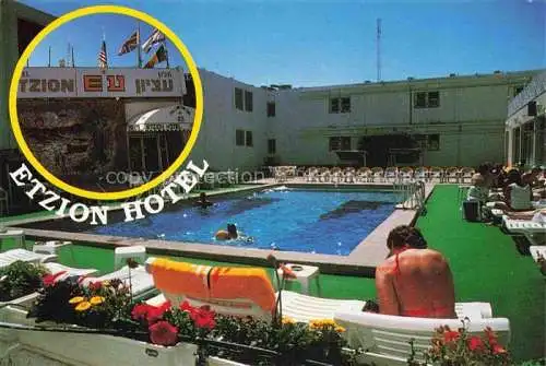 AK / Ansichtskarte Eilat Eilath Israel Etzion Hotel Pool