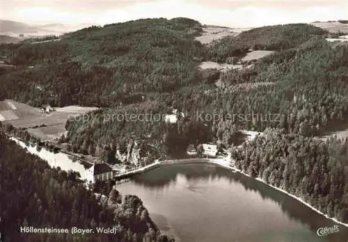 AK / Ansichtskarte Hoellensteinsee Viechtach Regen Bayern Fliegeraufnahme