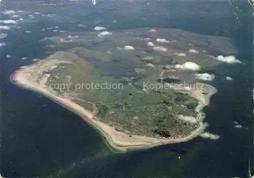 AK / Ansichtskarte Borkum Nordseebad Fliegeraufnahme