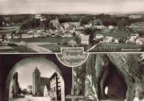 AK / Ansichtskarte Betzenstein Bayern Panorama Kirche Klauskirche