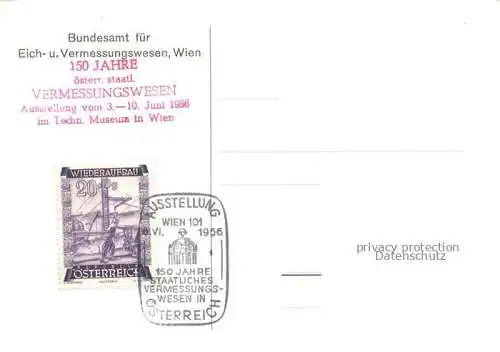 AK / Ansichtskarte WIEN AT BA fuer Eich und Vermessungswesen
