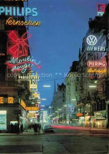AK / Ansichtskarte WIEN AT Kaerntnerstrasse bei Nacht