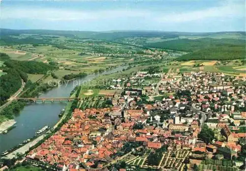 AK / Ansichtskarte Marktheidenfeld Fliegeraufnahme Mainpartie