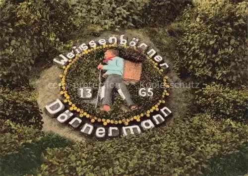 AK / Ansichtskarte Weissenborn Eschwege Werra Hessen Weissenboerner Doernermann Fliegeraufnahme