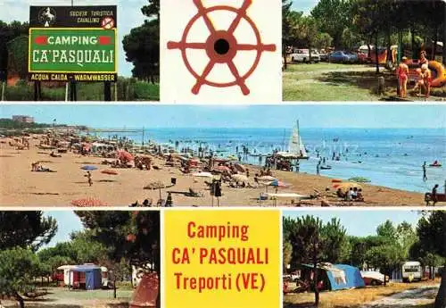 AK / Ansichtskarte Treporti Venezia IT Camping Ca Pasquali Strandpartien