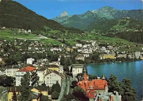 AK / Ansichtskarte Clarens__Montreux_VD La Dent de Jaman et les Rochers de Naye 