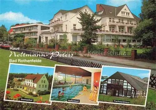 AK / Ansichtskarte Bad Rothenfelde Osnabrueck Haus Noltmann Peters Sonnenhof Hallenbad Fachwerkhaus